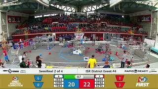 Semifinal 2 - 2022 ISR District Event #4