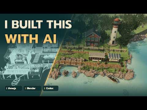 I built a 3D game in the browser with AI. Here’s how (three.js + Blender)