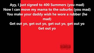 YG - Get Out Yo Feelins Lyrics