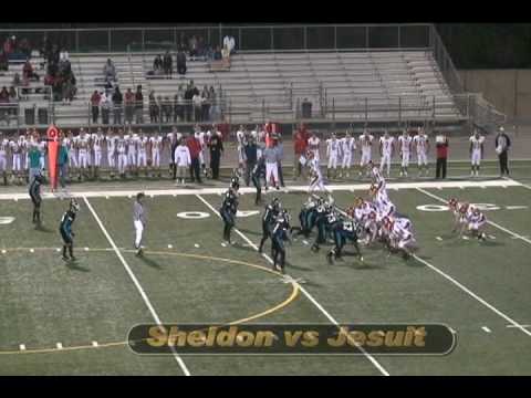 Marcus Paige-Allen QB Sacks Sheldon HS - Varsity f...