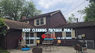 Roof, Siding and Brick Patio—GutterDogs Cleaned It All! #gutterdogs