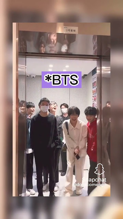 When I meet BTS 😊||owner of video:@dogzcomengo|| video found: Snapchat||