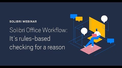 Solibri Office Workflow:  It