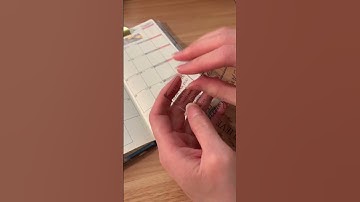 🌿 January in my Hobonichi Weeks work planner #shorts #asmr #stationery #relaxing #motivation