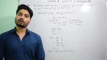 #32, Elasticity of Demand I Numerical of Percentage Method - Part -6 I Class -XI