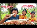 USUS BAKAR PEDAS NYELEKIT. LALAP POHON PISANG . #mukbanglalapan #mukbang #asmr