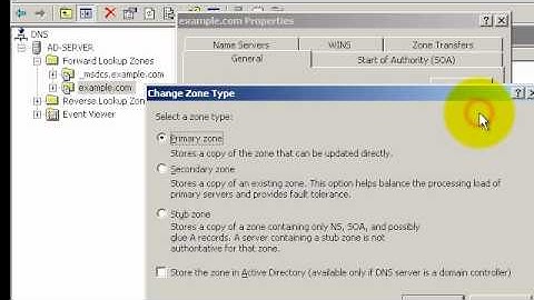 Create Active Directory Integrated DNS Zone in Windows Server 2003