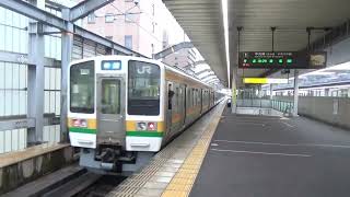 勝川駅で、２１１系８両固定編成　２０２３年３月ダイヤ改正バージョン