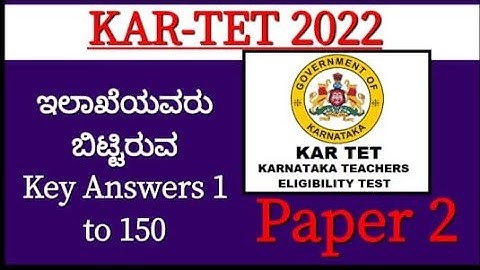 kartet 2022/kartet final key answer/kartet key answer/kartet paper 2 key answer