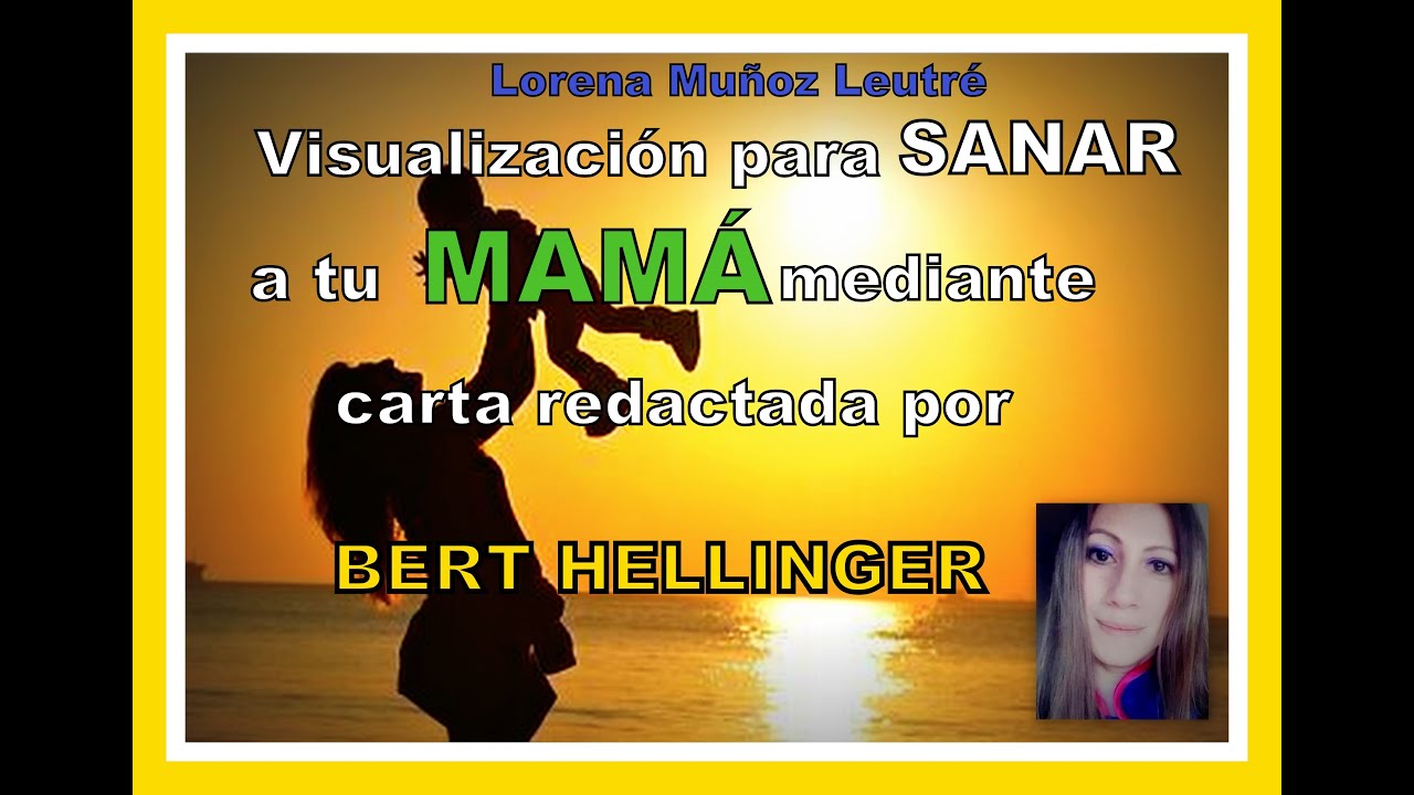 Sanar a mamá mediante visualización técnica carta de sanación con mama
