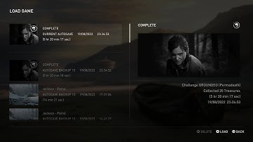 The Last of Us Part II - Grounded Permadeath Sub 5:30:00 Speedrun (Whole Game) 5:20:17 IGT