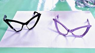 Origami Cat Eye Glasses