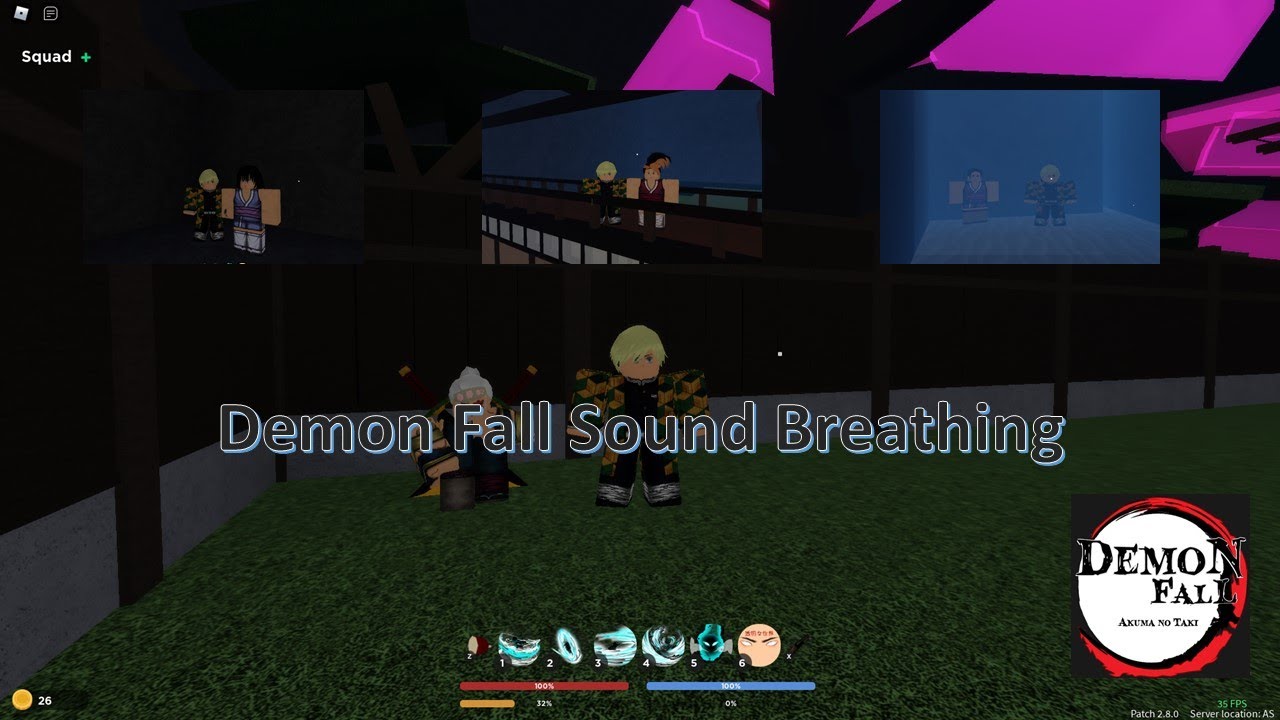 Sound Breathing Location,Requirments New Update Demon Fall YouTube