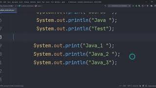 Print Text String in Java