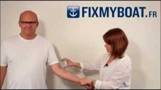 Présentation d'un pansement étanche sur FIXMYBOAT