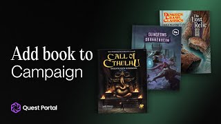 Add book to Global Library - Quest Portal Quick Start Tutorial