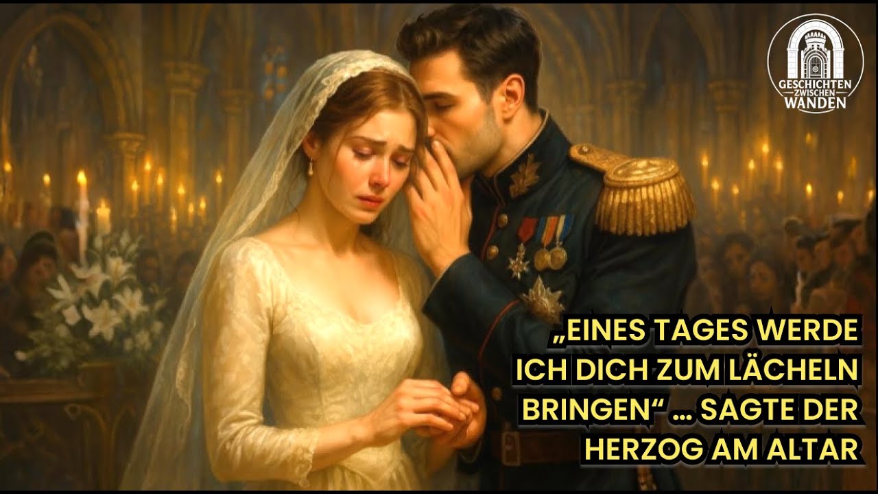 Sie weinte, als sie „ja, ich will“ sagte… bis der Herzog flüsterte „ich mach dich wieder lächeln!“