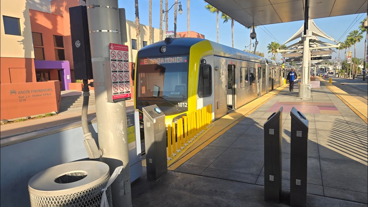 Metro E Line | Westbound to Downtown Santa Monica Station | Full Ride