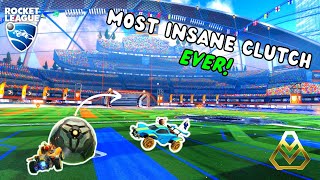 This is the CRAZIEST clutch goal you will EVER SEE in GOLD RANK! Stream Highlights #1