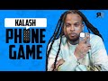 Capture de la vidéo Kalash - Son 1Er Phone, Rihanna, Zidane, Son Emoji, Bounty Killer, Ses Dm… [Interview Phone Game]