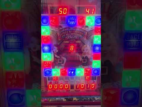 Ganamos bar 50 en la millonario 🤑 #juegos #maquinas #tragamonedas #shorts
