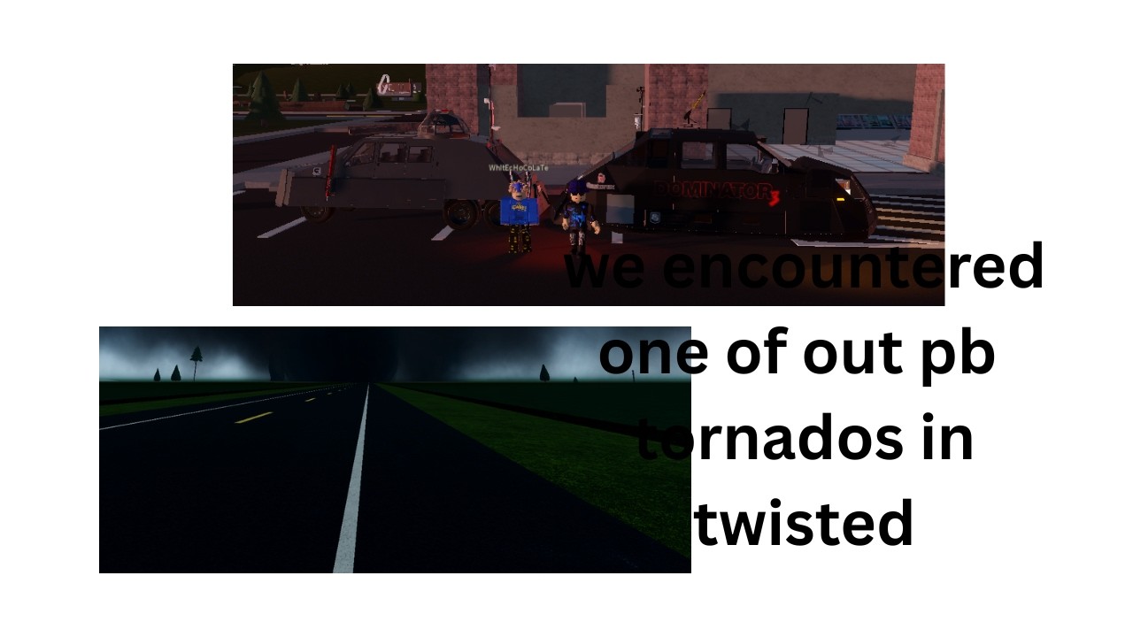 we encountered one of our best tornados in roblox twisted - YouTube