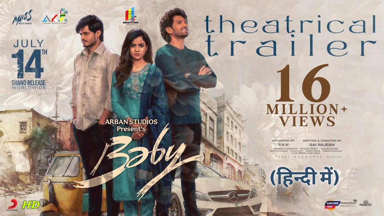 Baby (2025) Official Hindi Trailer | Anand V | Vaishnavi C | Viraj A | Sai R | Arban Studios | AKF