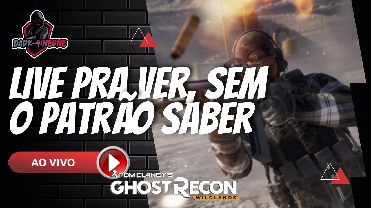 LIVE |PRA VER, SEM SEU PATRÃO SABER - GR WILDLANDS PVP - PS4