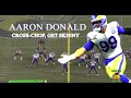 Aaron donald pass rush  how to beat a double team