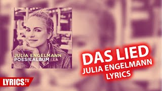 Das Lied LYRICS | Julia Engelmann | Lyric & Songtext | aus dem Album "Poesiealbum" chords