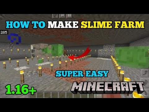 EASIEST 1.19 SLIME FARM TUTORIAL in Minecraft Bedrock - YouTube
