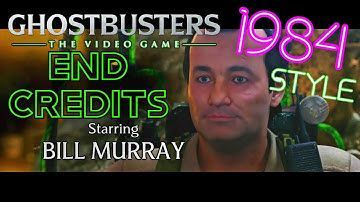 Ghostbusters: The Video Game END CREDITS 1984 STYLE
