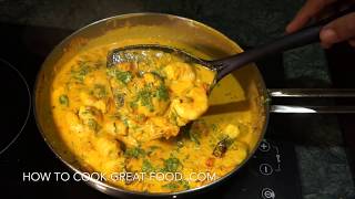 Malabar Prawn Curry Recipe | Tasty Kerala Style Chemmeen Curry | Cookd