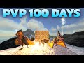 I Survived 100 Days PvP Ark Mobile | Upgraiding Base + Raiding