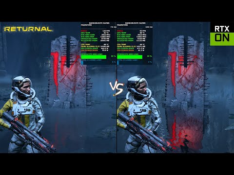 Returnal Epic Ray Tracing OFF VS ON 4K | RTX 4090 | i9 13900K 6GHz