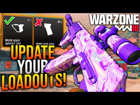 WARZONE: Update Your META LOADOUTS! This Is RUINING Your BEST WEAPONS & META BUILDS!