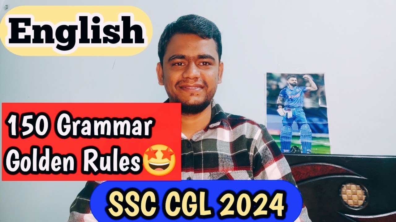 SSC CGL 2024!! 150 Important Grammar Rules!! English Grammar #ssc #cgl