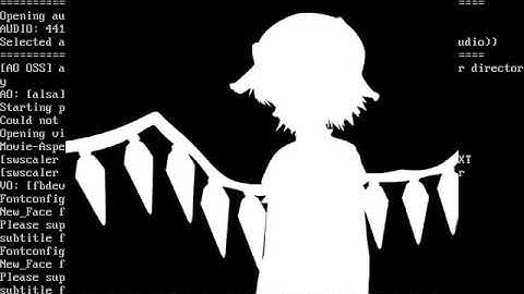 Bad Apple In QEMU i386 Tiny Core Linux With 128MB RAM