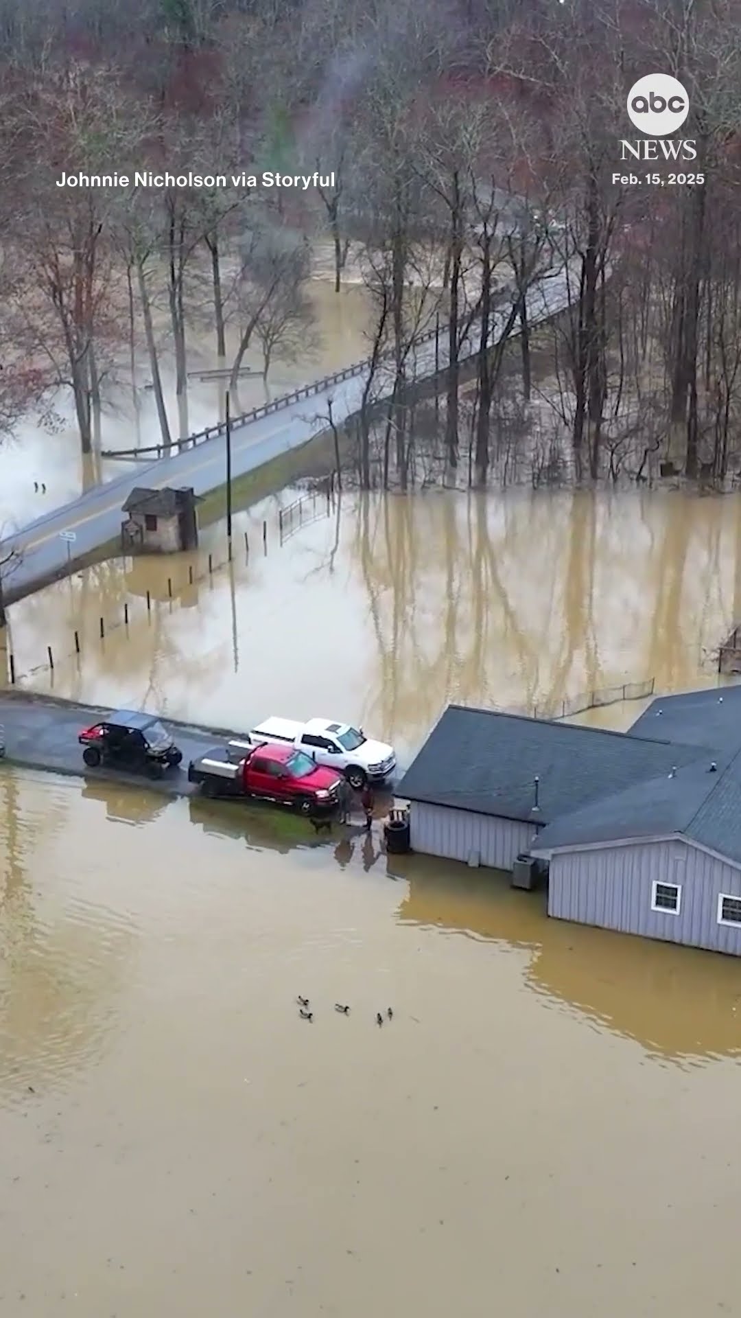 Heavy rain brings flooding to Kentucky