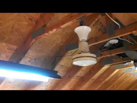 Dayton/Leading Edge industrial/commercial Ceiling Fan (garage Dayton testing)