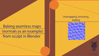 [ENG] Baking seamless maps from sculpt in Blender