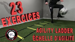 Tebery Echelle Agilité/Echelle de Rythme/Ladder/Echelle Football pour Les  Exercices de Vitesse et de Coordination