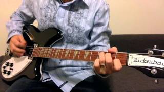 Video thumbnail of "So. Central Rain - R.E.M. guitar cover"