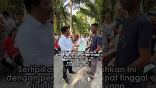 REPOST| KEMENTERIAN ATR/BPN JALIN KERJASAMA DENGAN PT TIMAH TBK UTK BENAHI SERTIPIKASI LHN PERTMBNGN