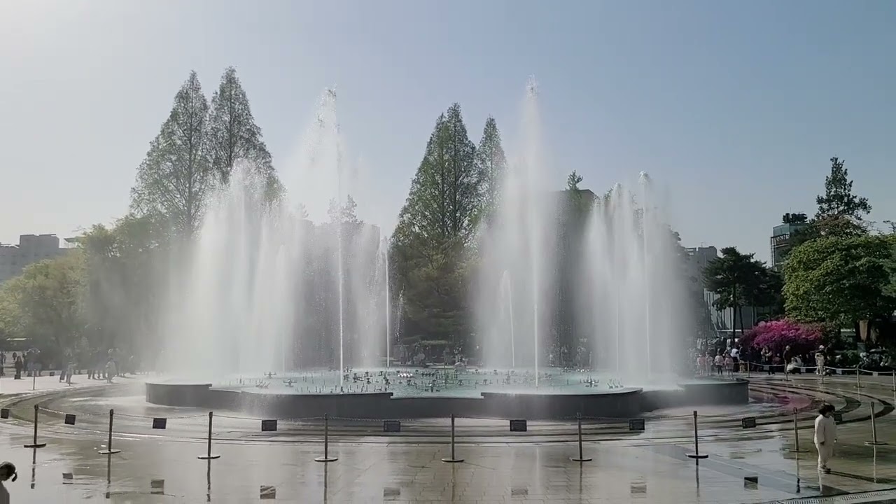 어린이대공원 음악분수 (2023.4.16)