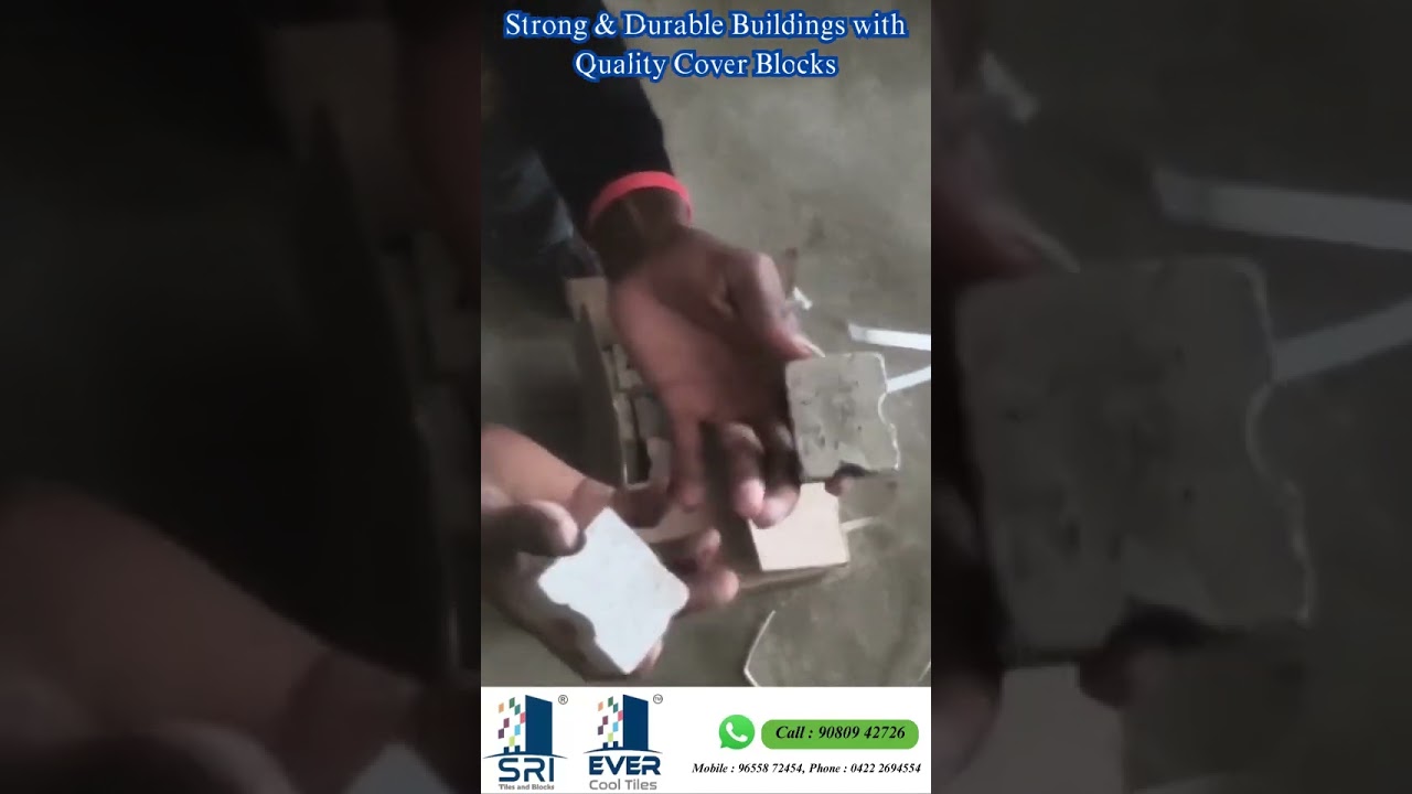 High Quality Cover Blocks for Strong Construction | Sri Tiles & Blocks | PH - 9080942726