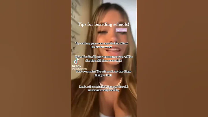 tips for boarding school!!