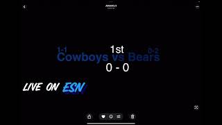 NFL Week 3: Dallas Cowboys vs Chicago Bears