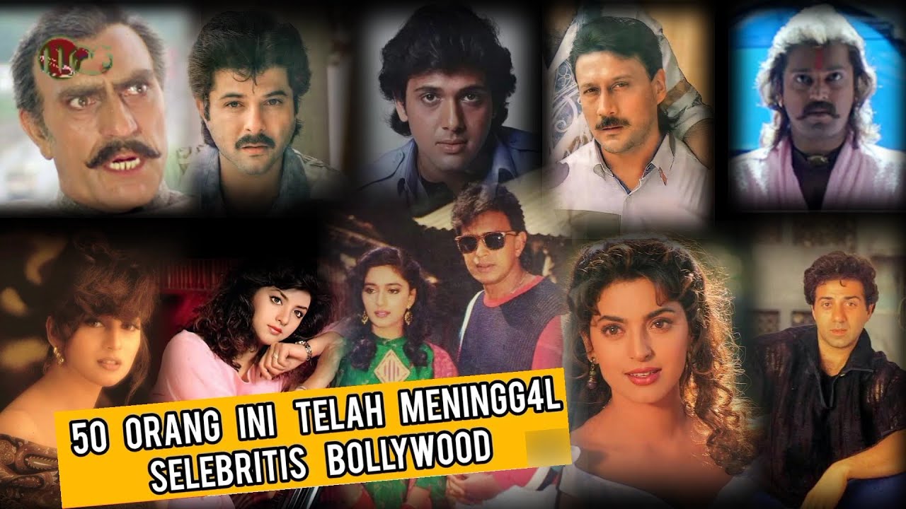 Pantas Tak pernah Tampil Lagi⁉️ Ternyata Mereka 50 artis India ini Telah Tiada