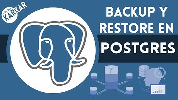 Como hacer un BACKUP y RESTORE de una Base de Datos en PostgreSQL